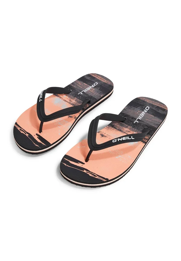FOOTWEAR PROFILE GRAPHIC - Bade-Zehentrenner - coral melted texture