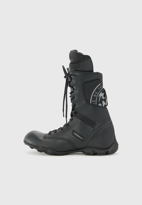 FORCE UNISEX - Schnürstiefel - black