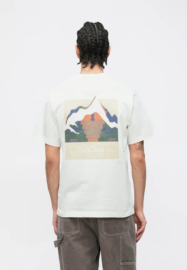 FOREFOUNDER MOUNTAIN BACK - T-Shirt print - vanilla ice