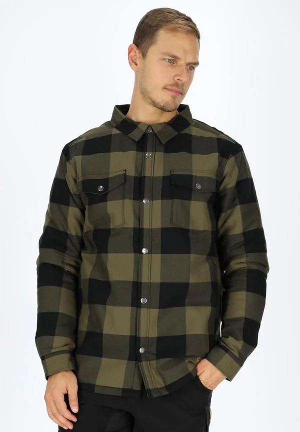 FOREST PILE - Fleecejacke - olive black