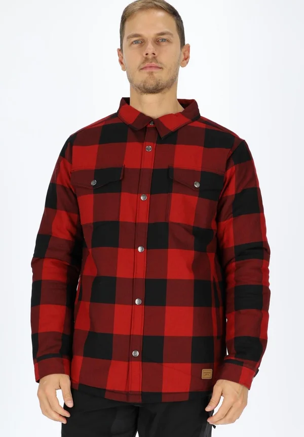 FOREST PILE - Fleecejacke - red black
