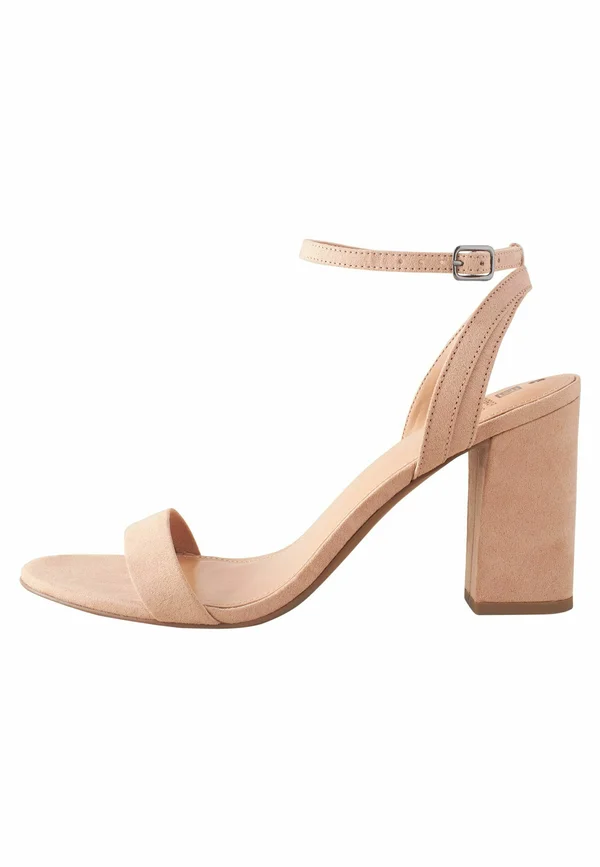 FOREVER COMFORT BLOCK REGULAR WIDE FIT - Riemensandalette - nude