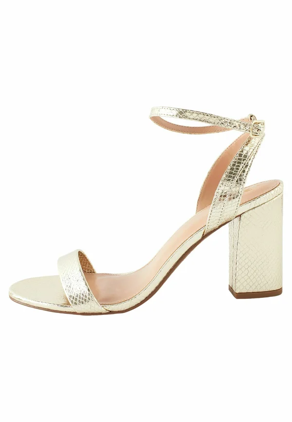 FOREVER COMFORT BLOCKL - Riemensandalette - gold
