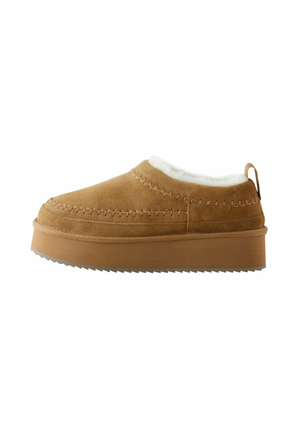 FOREVER COMFORT BORG - REGULAR FIT - Plateaustiefelette - chestnut brown