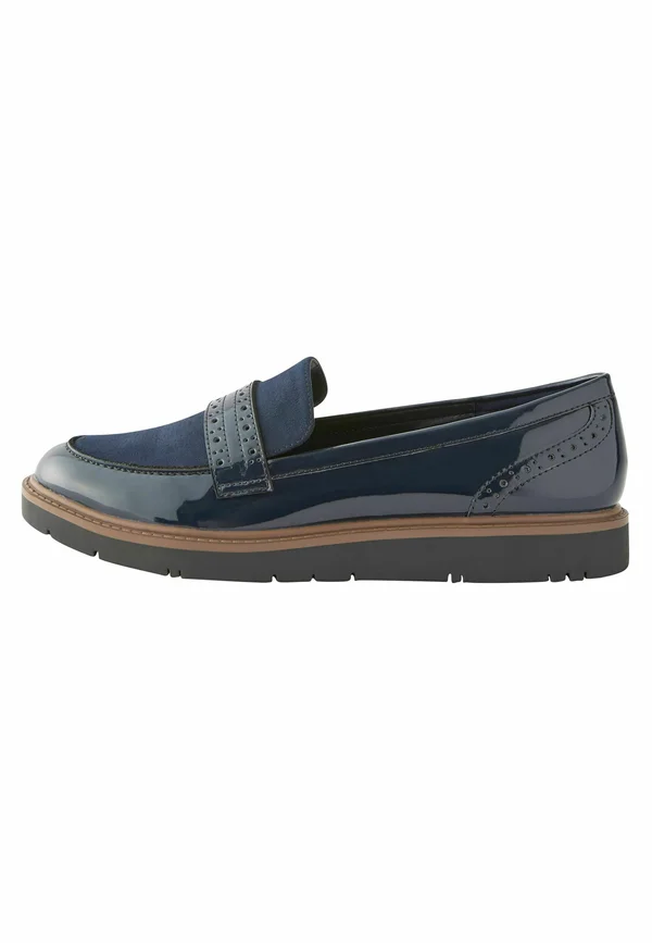 FOREVER COMFORT BROGUE DETAIL CHUNKY STANDARD - Slipper - navy blue