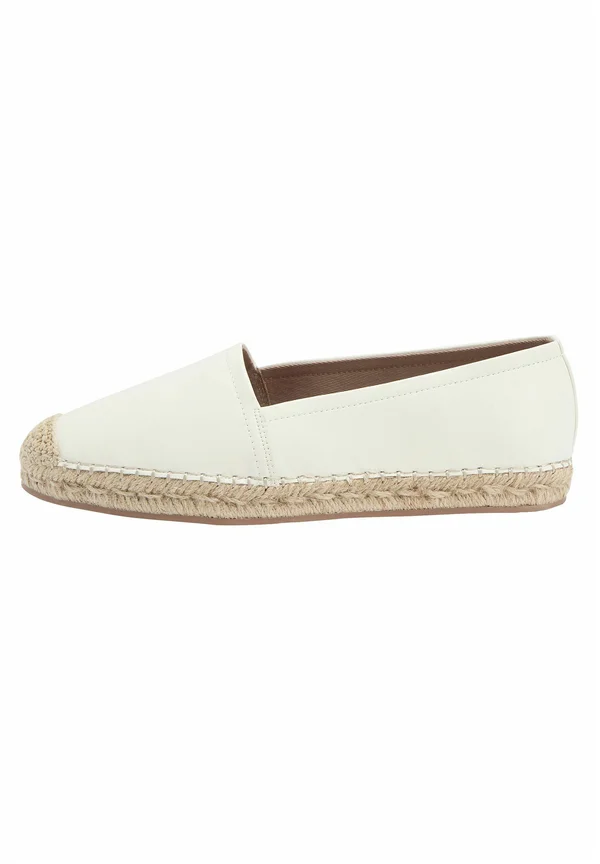 FOREVER COMFORT® FLAT ESPADRILLE SHOES - Slipper - white