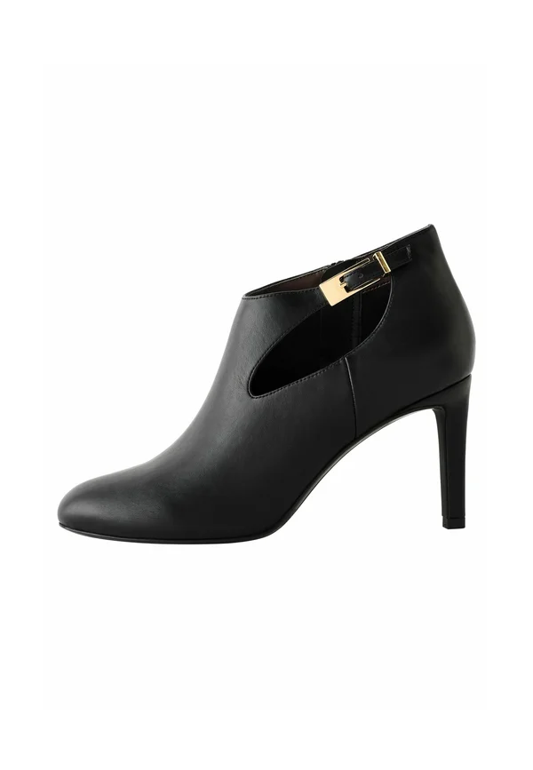 FOREVER COMFORT OPEN SIDE - Ankle Boot - mottled black