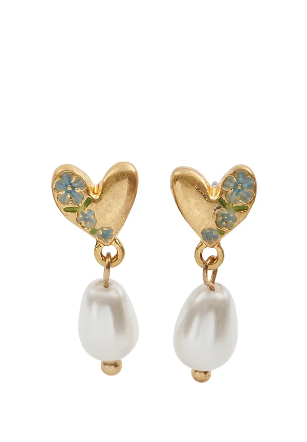 FORGET-ME-HEART - Ohrringe - blue gold-coloured