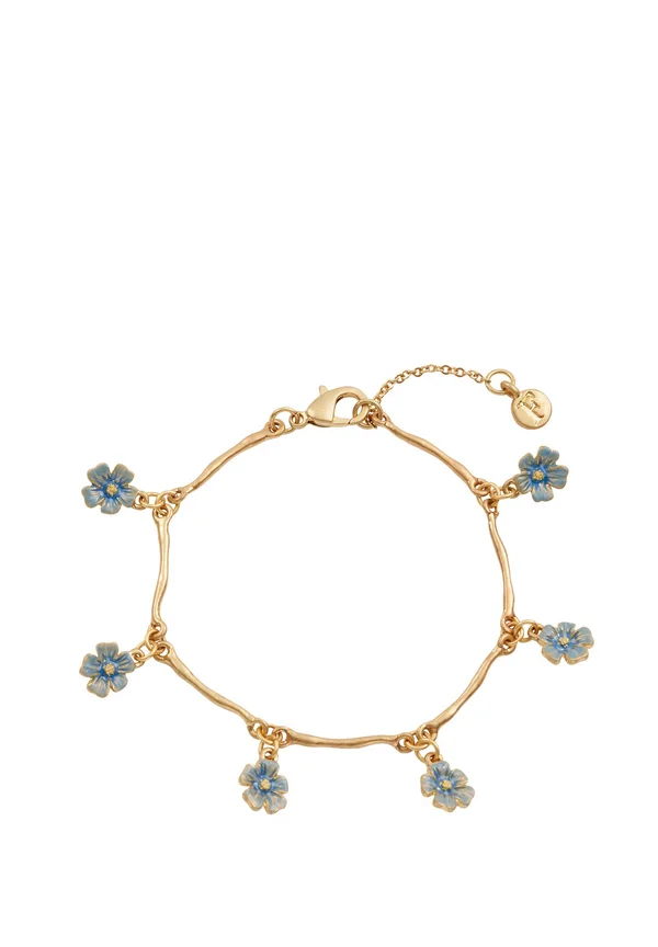 FORGET-ME-NOT BANGLE - Armband - blue gold-coloured