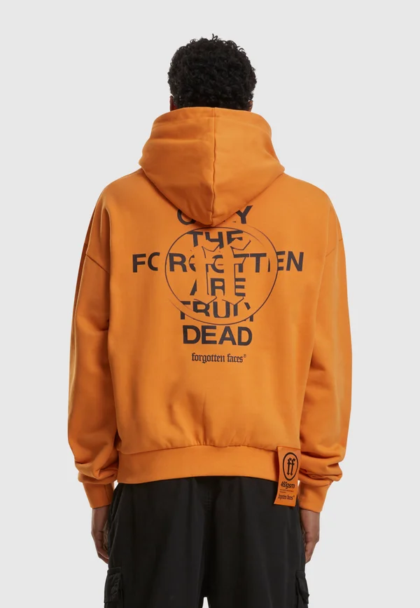 FORGOTTEN FACES FADED ULTRA HEAVY - Kapuzenpullover - forgottenorange