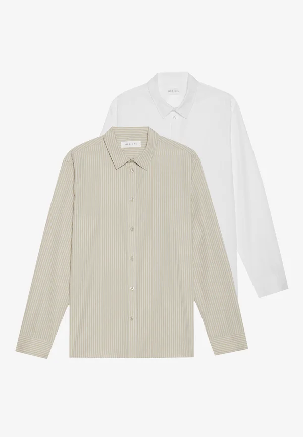FORMAL SHIRT 2 PACK - Businesshemd - white/mint/abbey stone