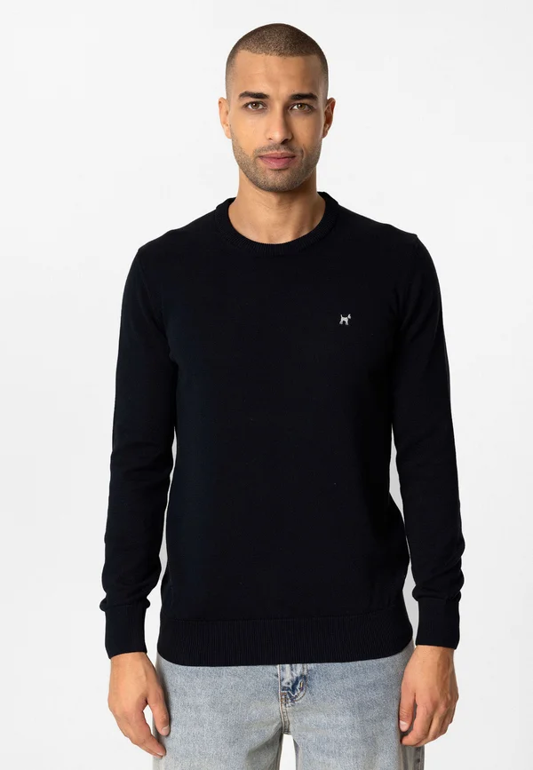 FORMENTERA - Strickpullover - black