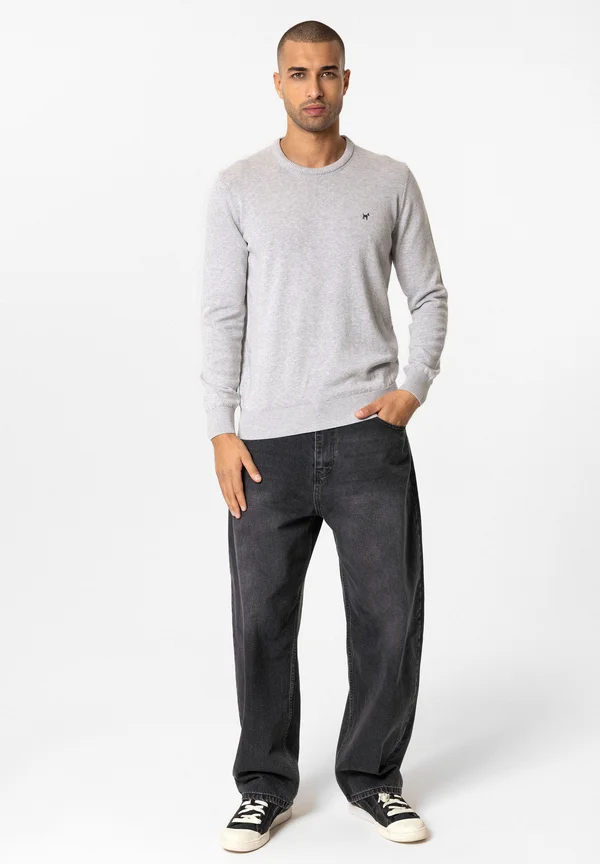 FORMENTERA - Strickpullover - grey melange