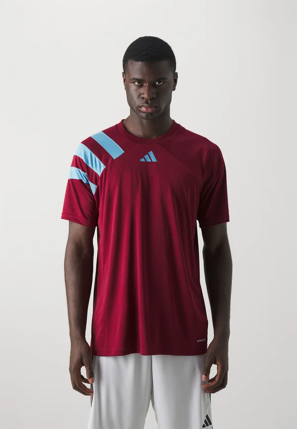FORTORE 23 - Sport T-Shirt - team coll burgundy 2/team light blue