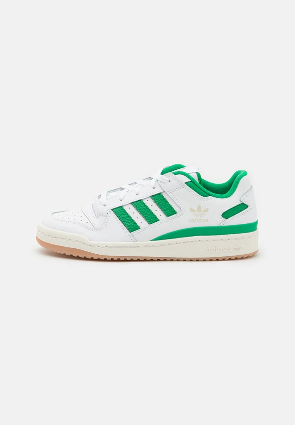 FORUM LOW CLASSIC - Sneaker low - footwear white/green/cloud white
