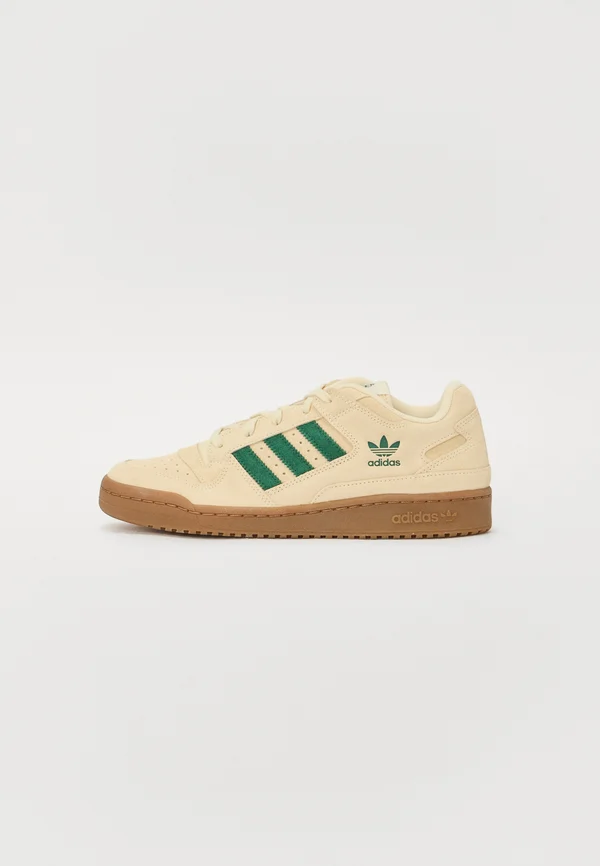 FORUM LOW UNISEX - Sneaker low - warm vanilla/dark green/ivory
