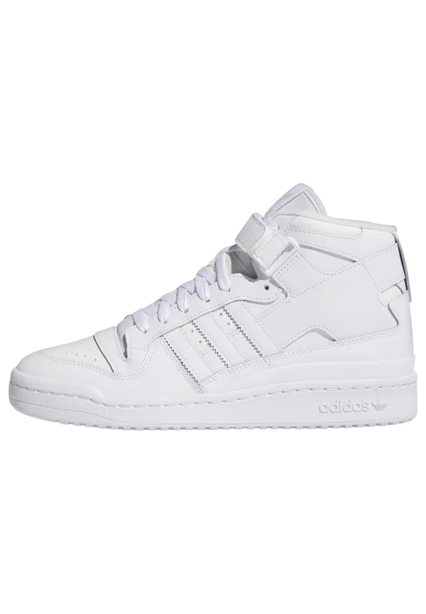 FORUM MID UNISEX - Sneaker high - ftwr white crystal white ftwr white