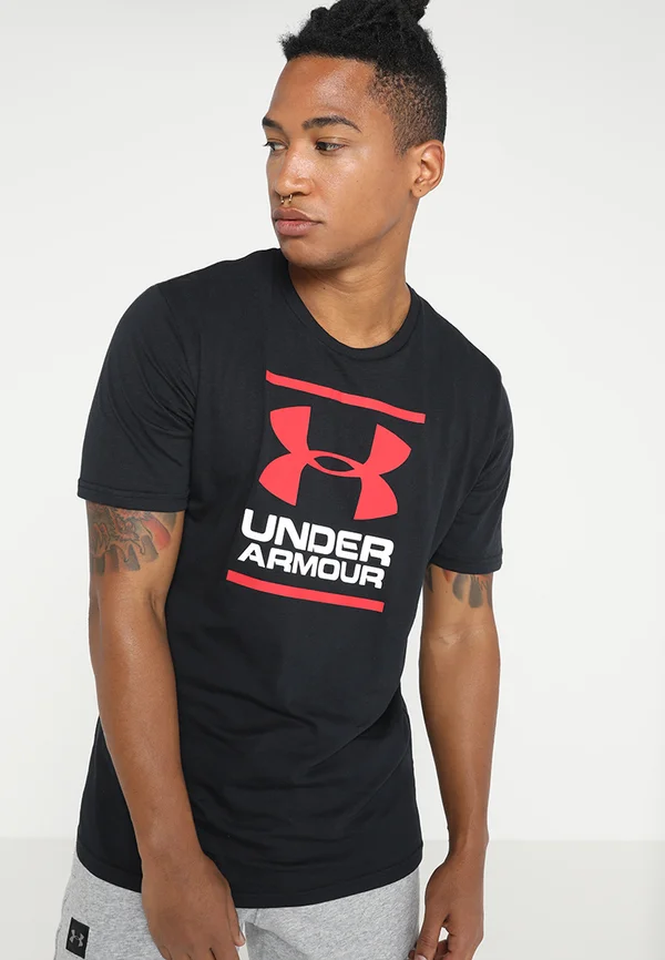 FOUNDATION SS - T-Shirt print - black/white/red