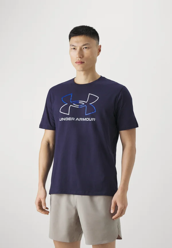 FOUNDATION UPDATE  - Sport T-Shirt - midnight navy/royal/steel