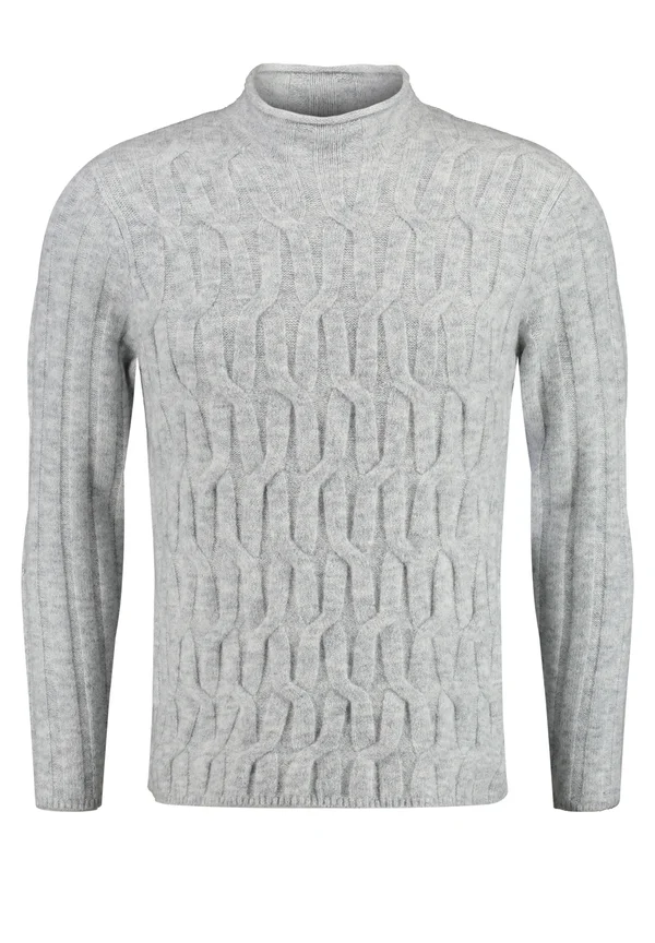 FOUNDER - Strickpullover - light grey