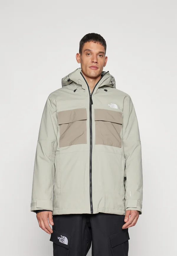 FOURBARREL TRICLIMATE JACKET - Snowboardjacke - clay grey/black