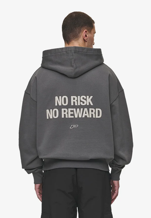 FOX - Kapuzenpullover - washed anthracite