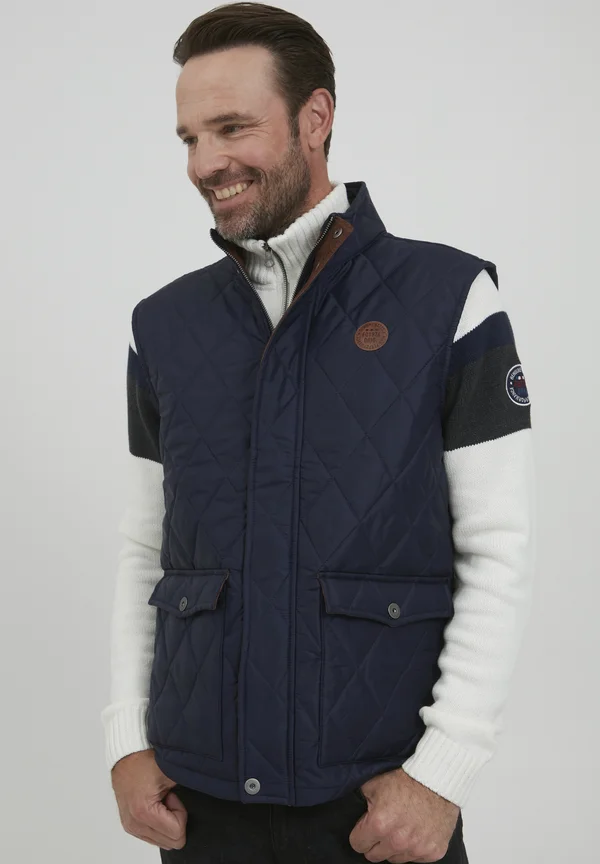 FQANDO - Weste - navy blazer