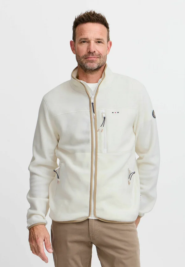 FQHARRY MICRO FLEECE FULLZIP - Fleecejacke - cloud dancer