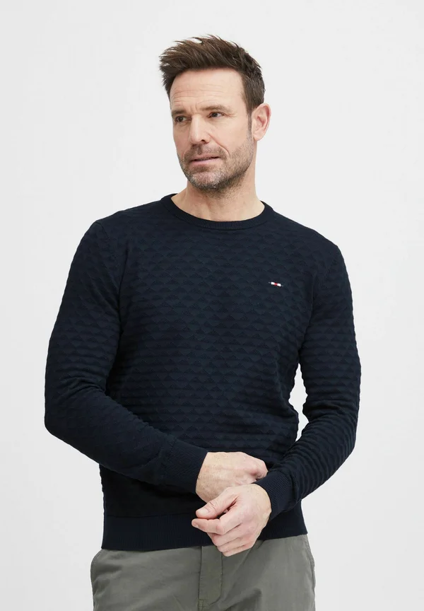 FQKYLE structure crewneck knit - Strickpullover - salute