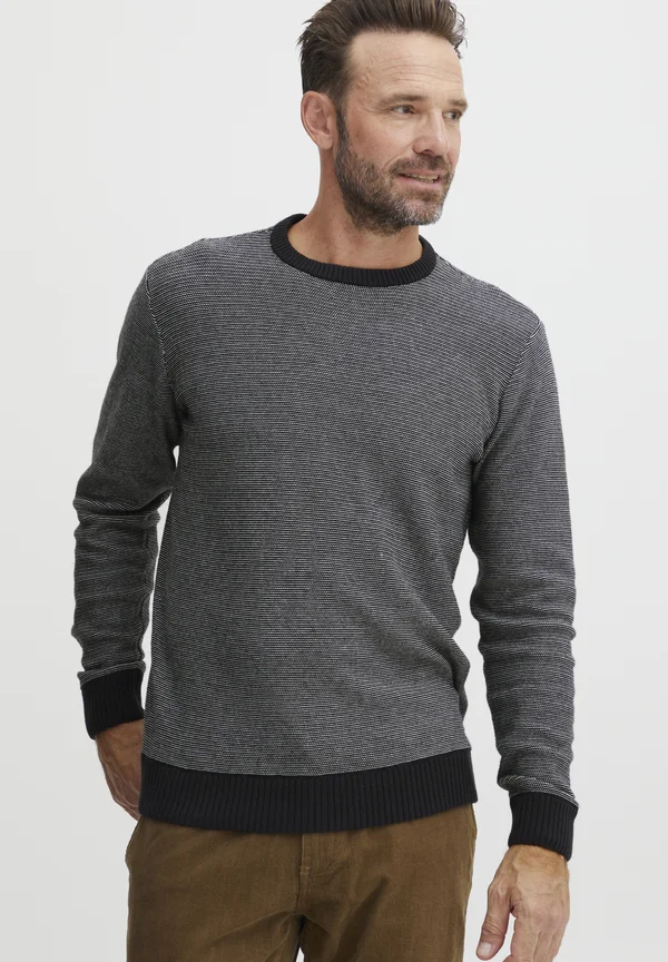 FQLEON - Strickpullover - black beauty