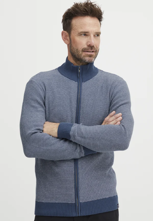 FQLEWIS - Strickjacke - dark denim