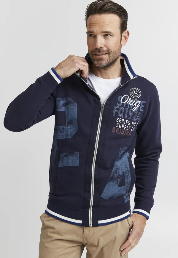FQMagnus - Strickjacke - navy blazer