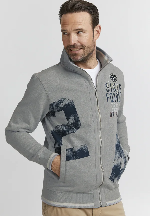 FQMagnus - Strickjacke - zink mix