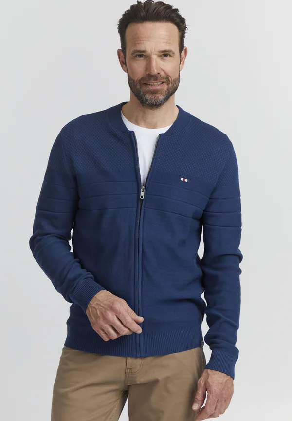 FQSABATO - Strickjacke - navy peony