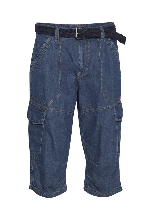 FQZAMO - Jeans Shorts - denim middle blue