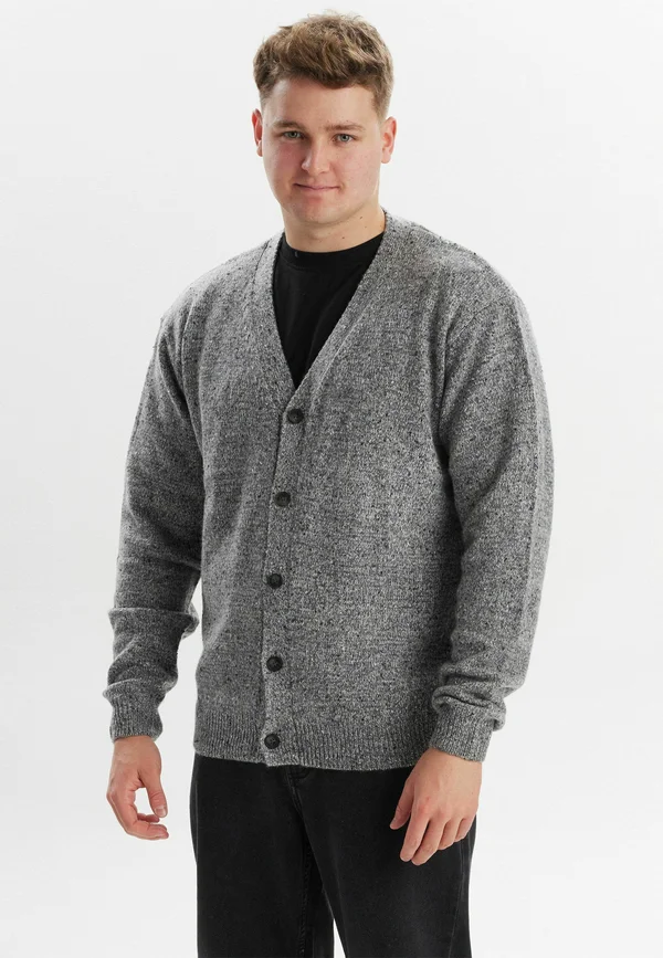 FRANKER - Strickjacke - grey