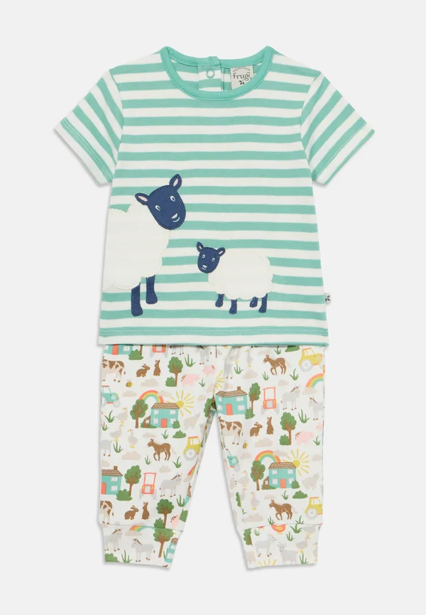 FRANKIE SET UNISEX - Jogginghose - light blue