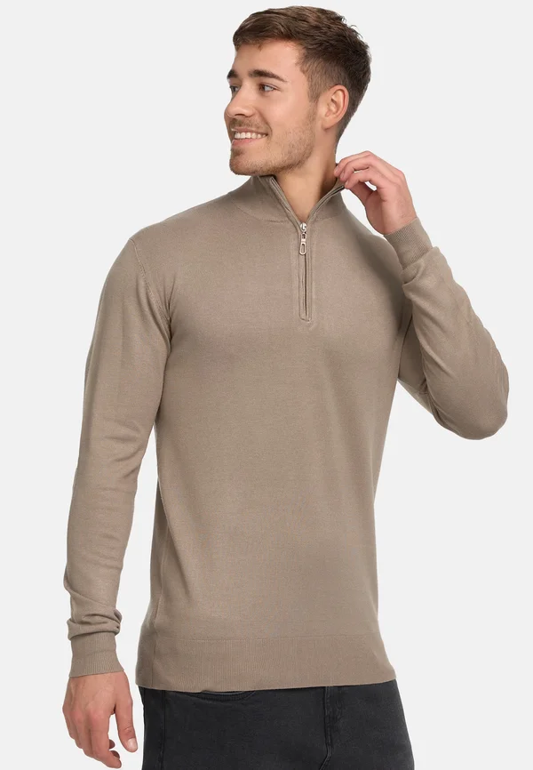 FRANKIE - Strickpullover - dark beige