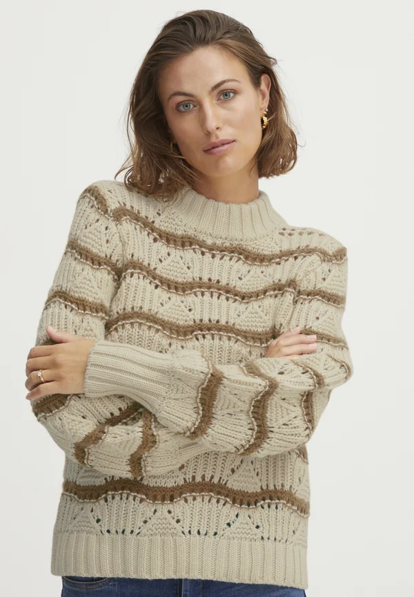 FRAya - Strickpullover - birch mix