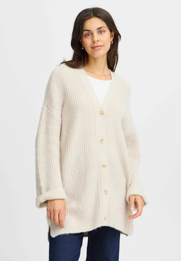 FRBEVERLY - Strickjacke - limestone melange