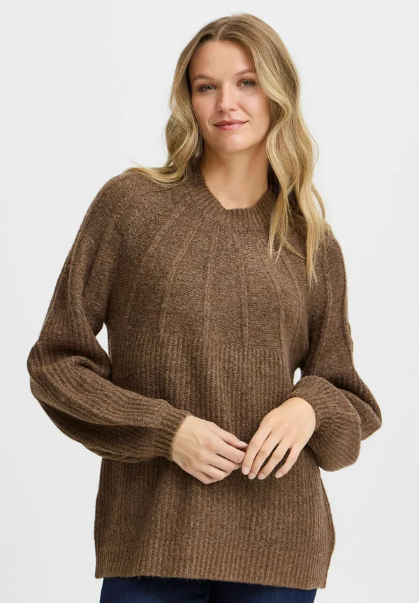 FRBEVERLY - Strickpullover - rain drum melange