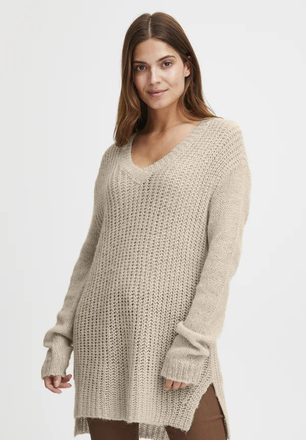 FRBien - Strickpullover - limestone melange