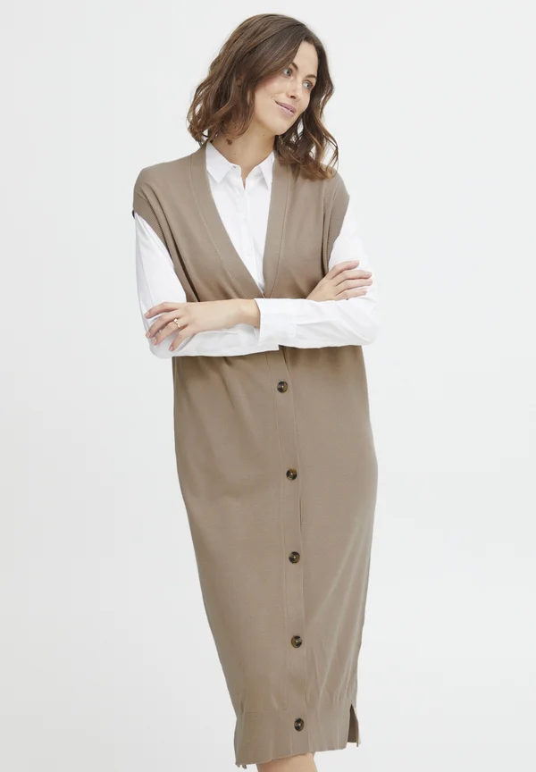 FRBLUME - Strickjacke - silver mink