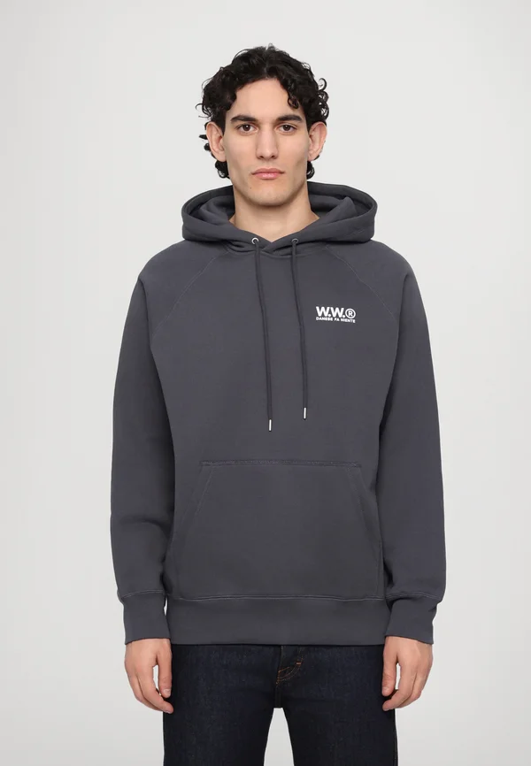 FRED PENSEUR HOODIE - Sweatshirt - dark grey