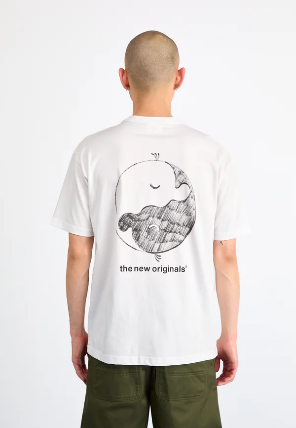 FREDDY YIN YANG TEE - T-Shirt print - white