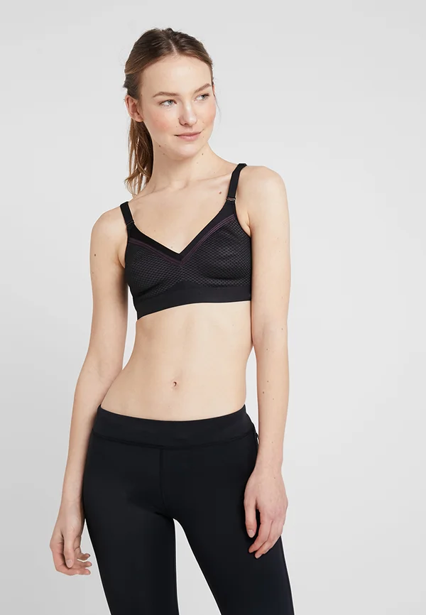 FREE MOTION NON-WIRED - Sport-BH mit starker Stützkraft - black
