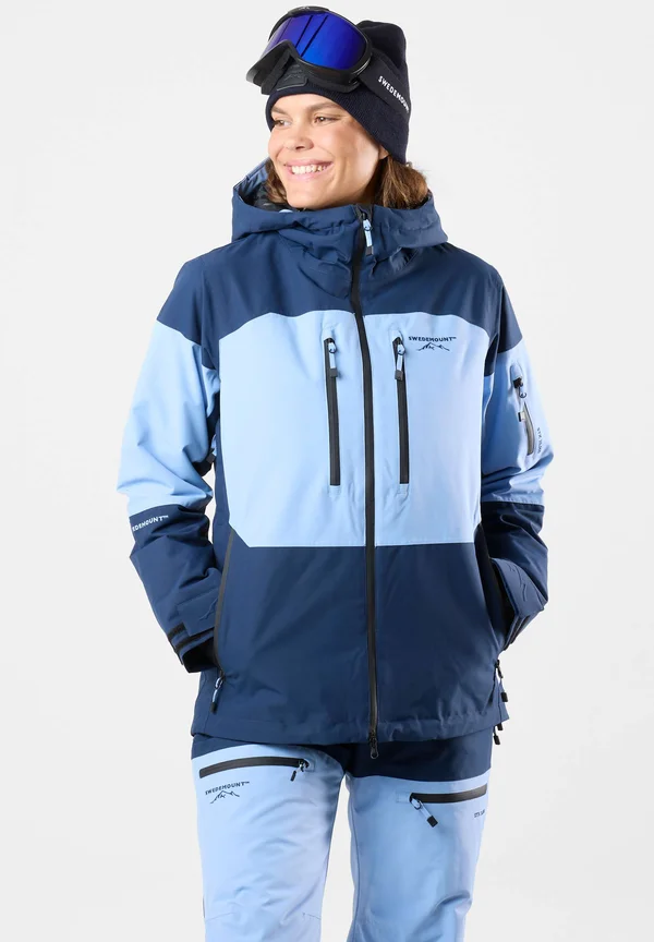 FREERIDE SHELL - Snowboardjacke - dusty blue midnight navy
