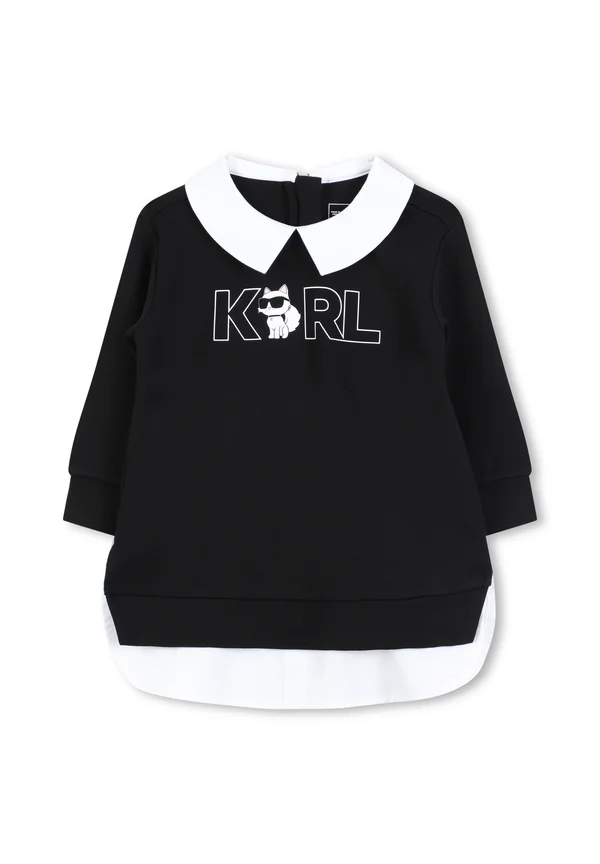 Freizeitkleid - black/white