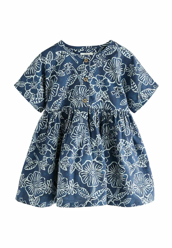Freizeitkleid - blue batik