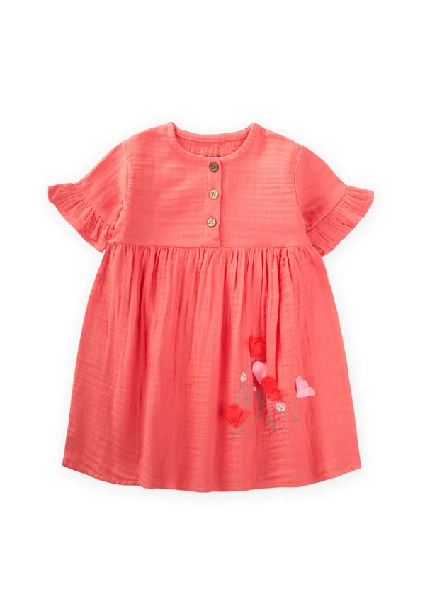 Freizeitkleid - coral